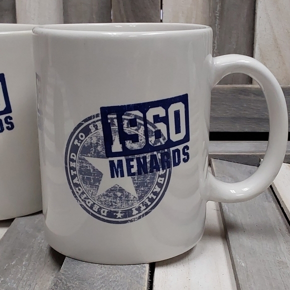 Set of 2 Menards 1960 Coffee Mugs - Picture 5 of 6